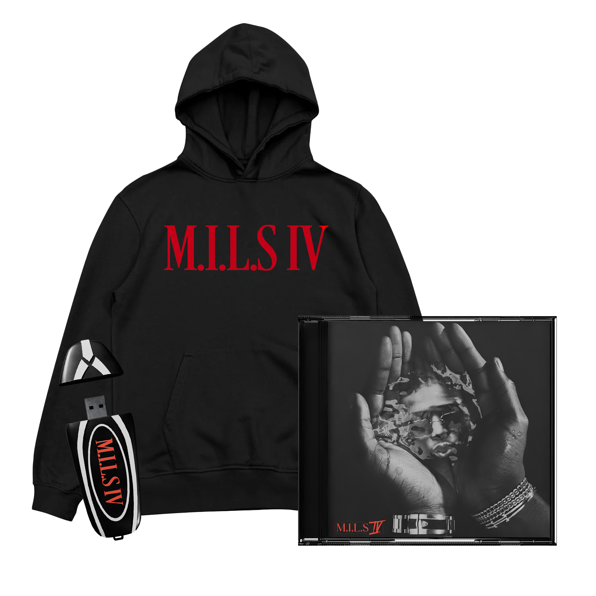 Pack CD + USB + Hoodie