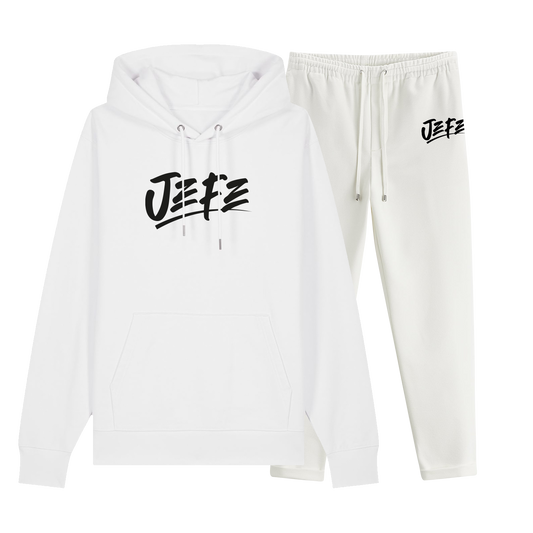 HOODIE + JOGGING JEFE BLANC