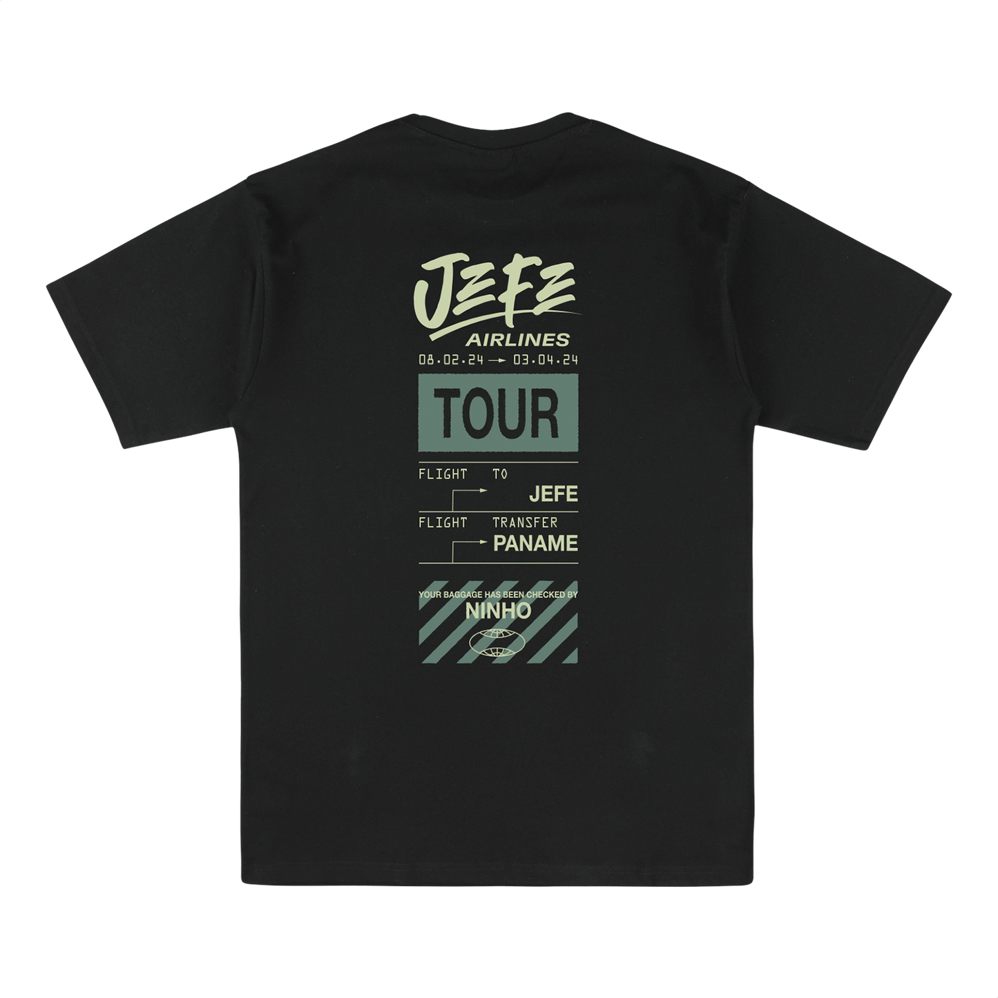 TEE JEFE AIRLINES NOIR