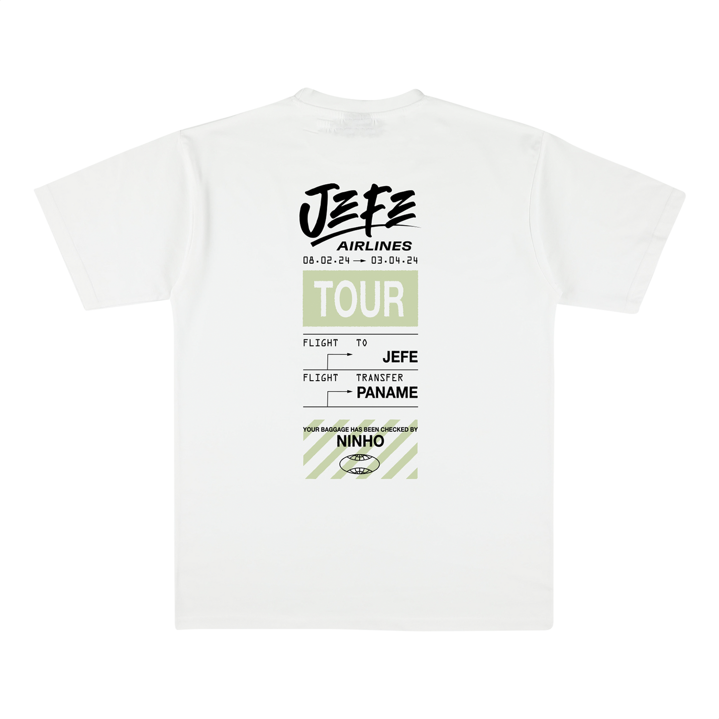 TEE JEFE AIRLINES BLANC