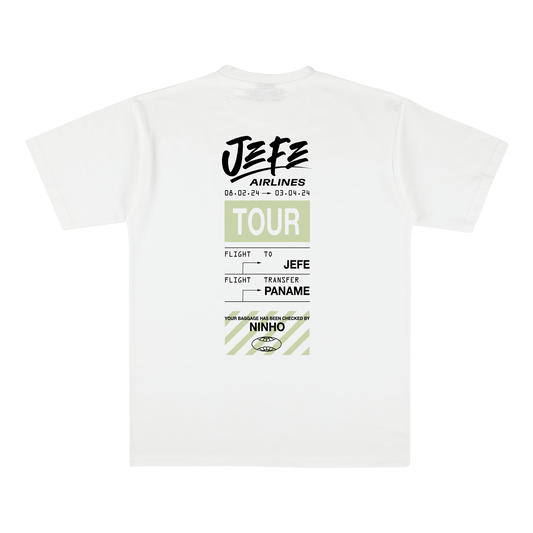 TEE JEFE AIRLINES BLANC